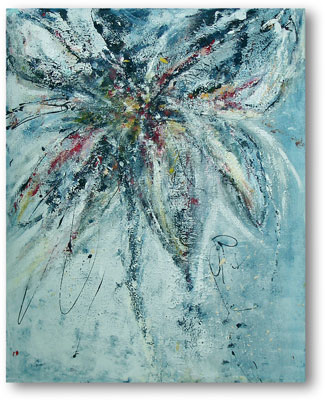 blue blossom, 2004, 80x100 cm