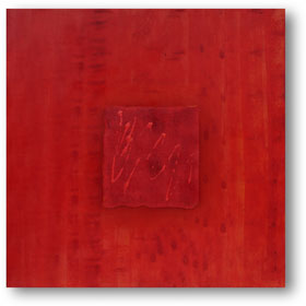 Rojo I, 2005, 70x70 cm