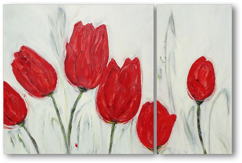 Tulpen, 2006, Arrangement 120x80 cm